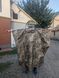 Антитепловизионное пончо-дождевик, антидрон, снижает тепловую заметность, камуфляж Пиксель Kreminna Піксель1 фото 1