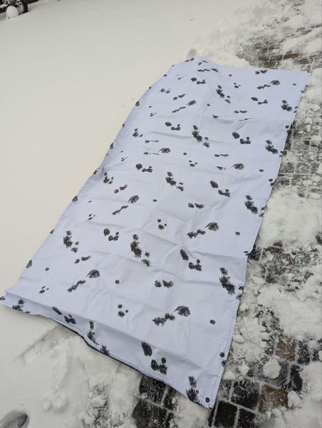 Антитепловизионный тент зимний клякса, экран от тепловизора, 3&times;1,5 м Тент клякса 3 фото