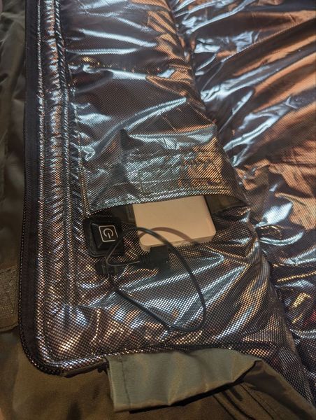 Зимний тактический спальный мешок &laquo;Кокон&raquo; Omni-Heat с USB-подогревом кокон з підігрівом фото