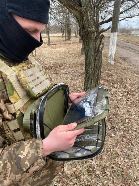 Ударостійкий чохол-підсумок для планшета 12&ndash;13,5" &mdash; камуфляж Піксель планшет 12-13,5 фото